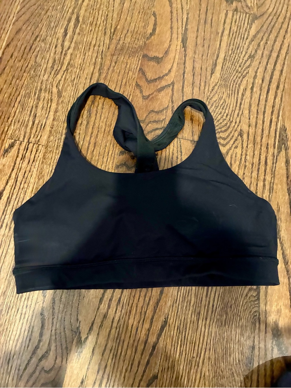 Lululemon Invigorate Black Racerback Sports Bra